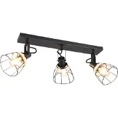 Reality Zwarte Plafondlamp Jerome Design 4 Lichts