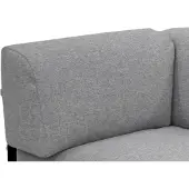 Zebra Belvedere zijkussen links voor Lounge Graphite