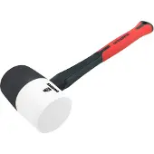 Diggers Rubber Hammer | Rubberen Hamer | Zwart/Wit - DIG999