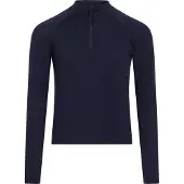 Icebreaker Ondershirt Kids 260 Tech Longsleeve Half Zip Midnight Navy-Maat 164
