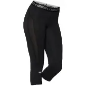 Under Armour Under ArmourHeatgear Capri Legging Strak Zwart - Dames