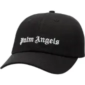 Palm Angels Logo Black Cap
