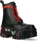New rock punk platform leren laarzen-WALL126CCT-C1