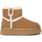 EVER AU Boots 'Barren' kastanjebruin