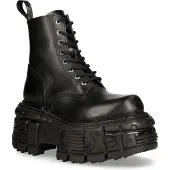 New rock unisex militaire techno-platformlaarzen - M-MILI084N-S5