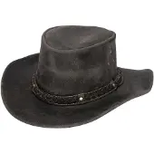 Infinity Leather Cowboy Aussie echte lederen Bush-hoed