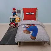 Mario Bros Super Mario - Dekbedovertrek – 200x140 cm - kussensloop 63*63