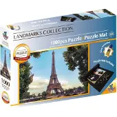 Braet Superpack puzzel 1000 st + lijm en mat - Eiffeltoren.
