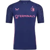 Castore Feyenoord Trainingsshirt 2025-2026 Donkerblauw Roze