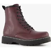 Blue Box dames veterboots bordeaux rood maat 38