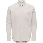 Only & Sons Overhemd grijs