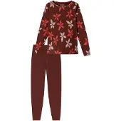 Schiesser Pyjama ' Comfort Nightwear ' bourgogne