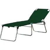 Jan Kurtz Amigo 40+ driepoot ligstoel aluminium/kunststof stof 2 stuks