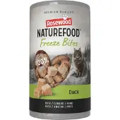 Rosewood 8x Naturefood Kattensnack Freeze Bites Duck 30 Gr