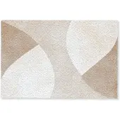 MuchoWow Deurmat 90x60 cm - Droogloopmat Bruin - Japandi - Abstract - Mat voor binnen - Schoonloopmat - Deurmatten met print - Inloopmat