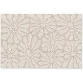 MuchoWow Deurmat 60x40 cm - Droogloopmat Bloemen - Print - Beige - Bruin - Minimalistisch - Mat voor binnen - Schoonloopmat - Deurmatten met print - Inloopmat