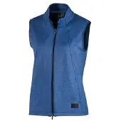 Puma Cloudspun Warm Up Vest Rits omhoog Blauw Dames Mouwloos 595852 02