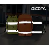 Dicota Rugzak 31 x 19 x 45 cm PET (Polyetheentereftalaat) Geel