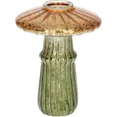 Intratuin Vaas Shiitake Bruin / Groen D 9 H 12 Cm