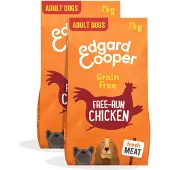 Edgard & Cooper 2x Hondenvoer Droog Scharrelkip 7 kg