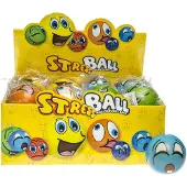Duckiez stress Bal Graige Gezichten - 24 stuks