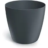 Prosperplast Bloempot Rond Mate Round 14cm ANTRACIET / 3 STUKS!
