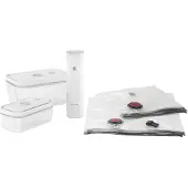 Zwilling Vacuümstarterset Glas / S/M, 7-delig, wit, Grey Line, EU Fresh & Save