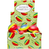Duckiez Rugby Bal Regenboog - 24 stuks