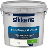 Sikkens - Binnenmuurverf Mat - Wit - Mengverf - 5 L