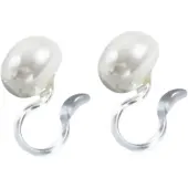 Charme Bijoux Klem oorbellen- parel- kunststof- geen gaatje-