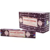 Satya - golden sunrise - wierook - wierookstokjes - doos 12 stuks van 15 gram