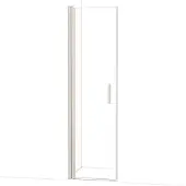 Maxaro Diamond Douchedeur | 40 cm Rvs Helder glas Draaideur