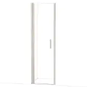 Maxaro Diamond Douchedeur | 50 cm Rvs Helder glas Draaideur