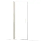 Maxaro Diamond Douchedeur | 80 cm Rvs Helder glas Draaideur