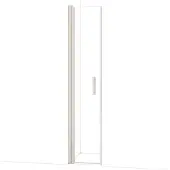 Maxaro Diamond Douchedeur | 50 cm Rvs Helder glas Draaideur