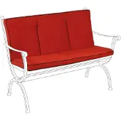 Mbm Romeo zit-/rugkussen voor loungebank
