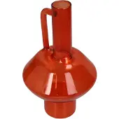 HD Collection Vaas Glas Oranje 12,7x12,7x21,5cm