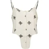 ONLY - ONLCARO STRAP LINEN BLEND KNOT TOP PNT - Dames - Blouses