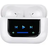 Grundig Draadloze Oordopjes Bluetooth 5.4 - Oortjes Draadloos met Microfoon en Noise Cancelling - Bluetooth Oordopjes met Touch Control - In-Ear met LED Display - Wit