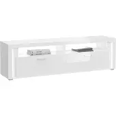 Furnilux Dakraam lowboard wit hoogglans mdf tz pasol nb