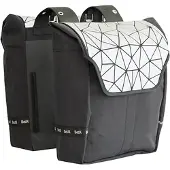 Beck Ultra Dubbele Fietstas 32L – Reflecterend – MIK Geschikt – Magnetische Sluiting – Zwart/Grijs