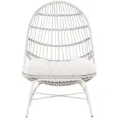 Svea - Ines outdoor loungestoel - wicker - wit