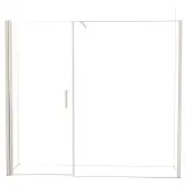 Maxaro Diamond Douchedeur | 230 cm Rvs Helder glas Draaideur