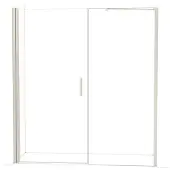 Maxaro Diamond Douchedeur | 190 cm Rvs Helder glas Draaideur