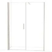 Maxaro Diamond Douchedeur | 160 cm Rvs Helder glas Draaideur