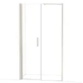 Maxaro Diamond Douchedeur | 120 cm Rvs Helder glas Draaideur