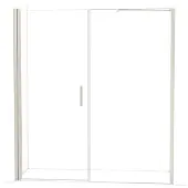 Maxaro Diamond Douchedeur | 190 cm Rvs Helder glas Draaideur
