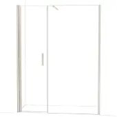 Maxaro Diamond Douchedeur | 160 cm Rvs Helder glas Draaideur