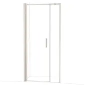 Maxaro Diamond Douchedeur | 100 cm Rvs Helder glas Draaideur