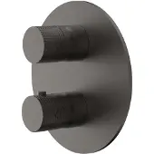 Xenz Esla - thermostatische douche inbouwkraan PVD grafiet